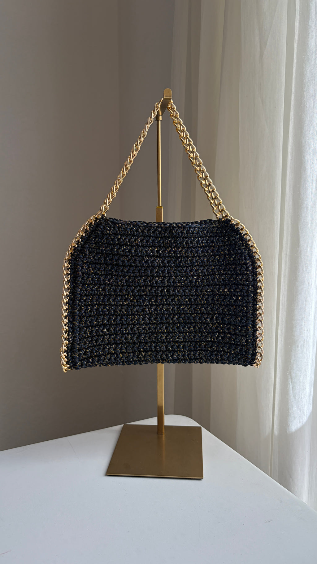 Superba Blu Lurex oro