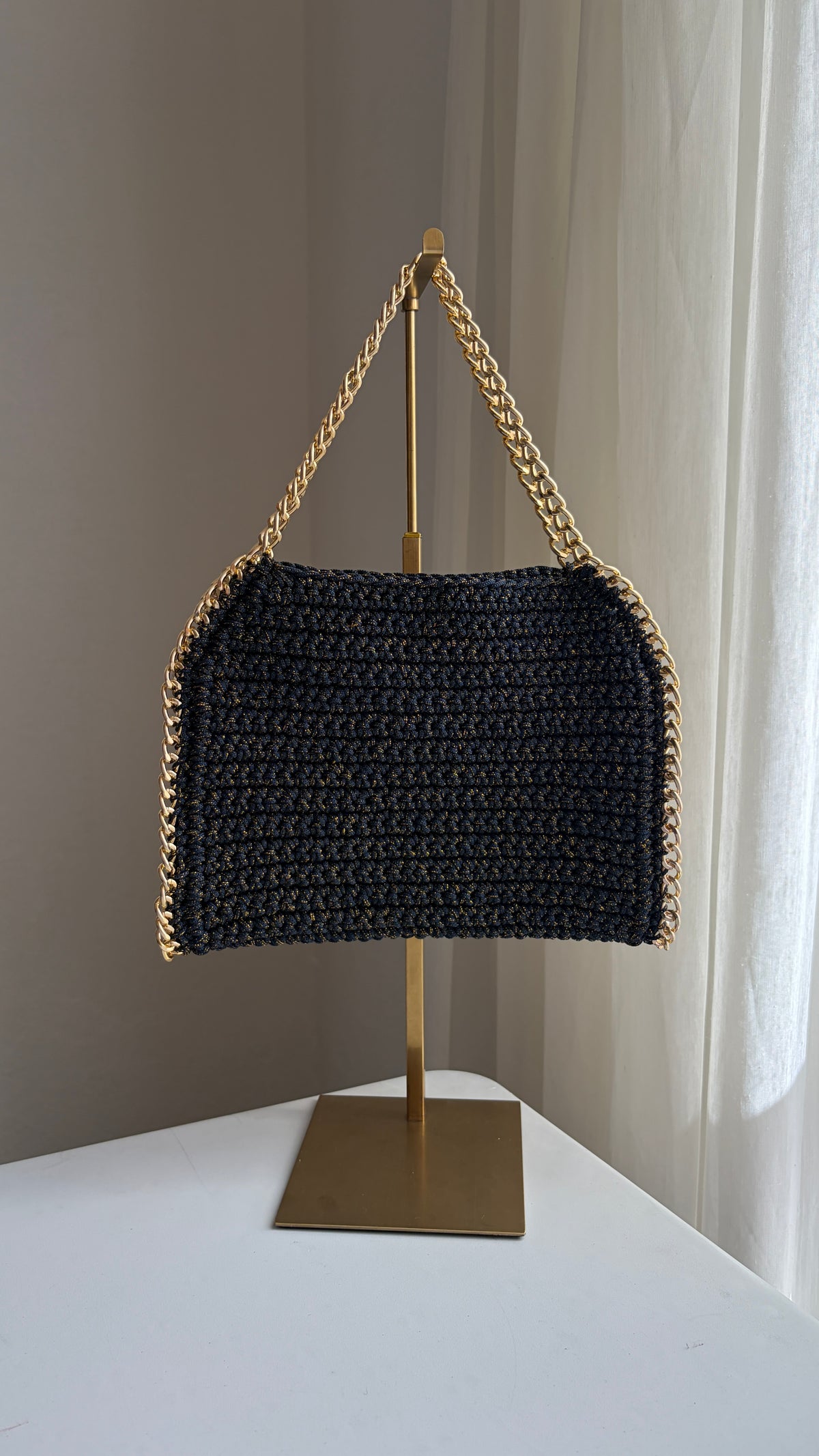 Superba Blu Lurex oro