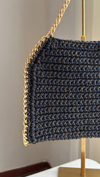 Superba Blu Lurex oro