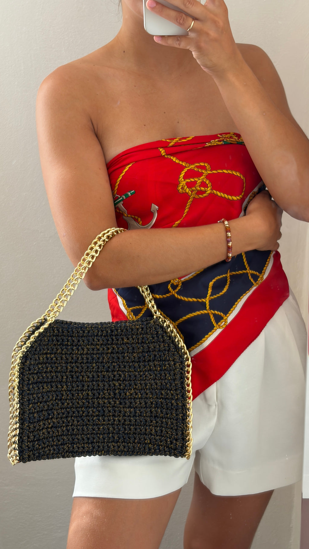 Superba Blu Lurex oro